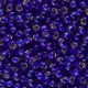 Miyuki rocailles Perlen 8/0 - Silverlined cobalt 8-20
